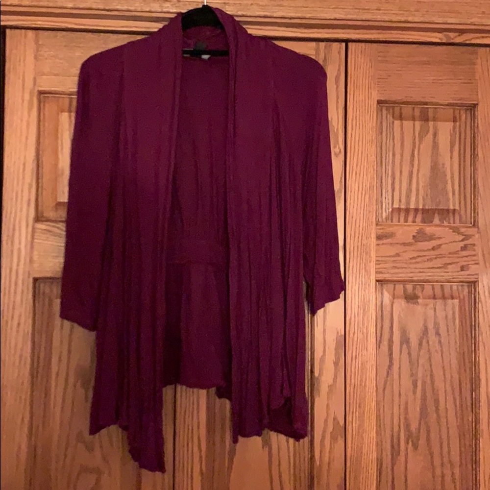 Purple Cardigan